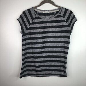 Victoria’s Secret Black/gray striped top